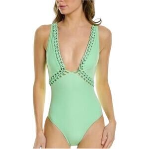 NWT Moeva Klara One-Piece Mint Green Swimsuit – Sz Small